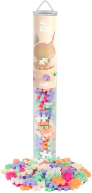 Plus-Plus 100 Tube Kreativ Bausteine Pearl