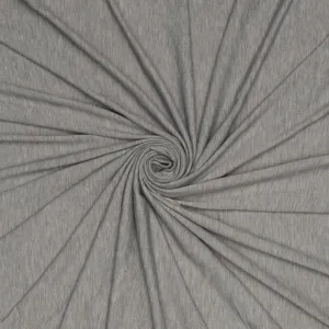 Poly Spandex Knit Melange Grey