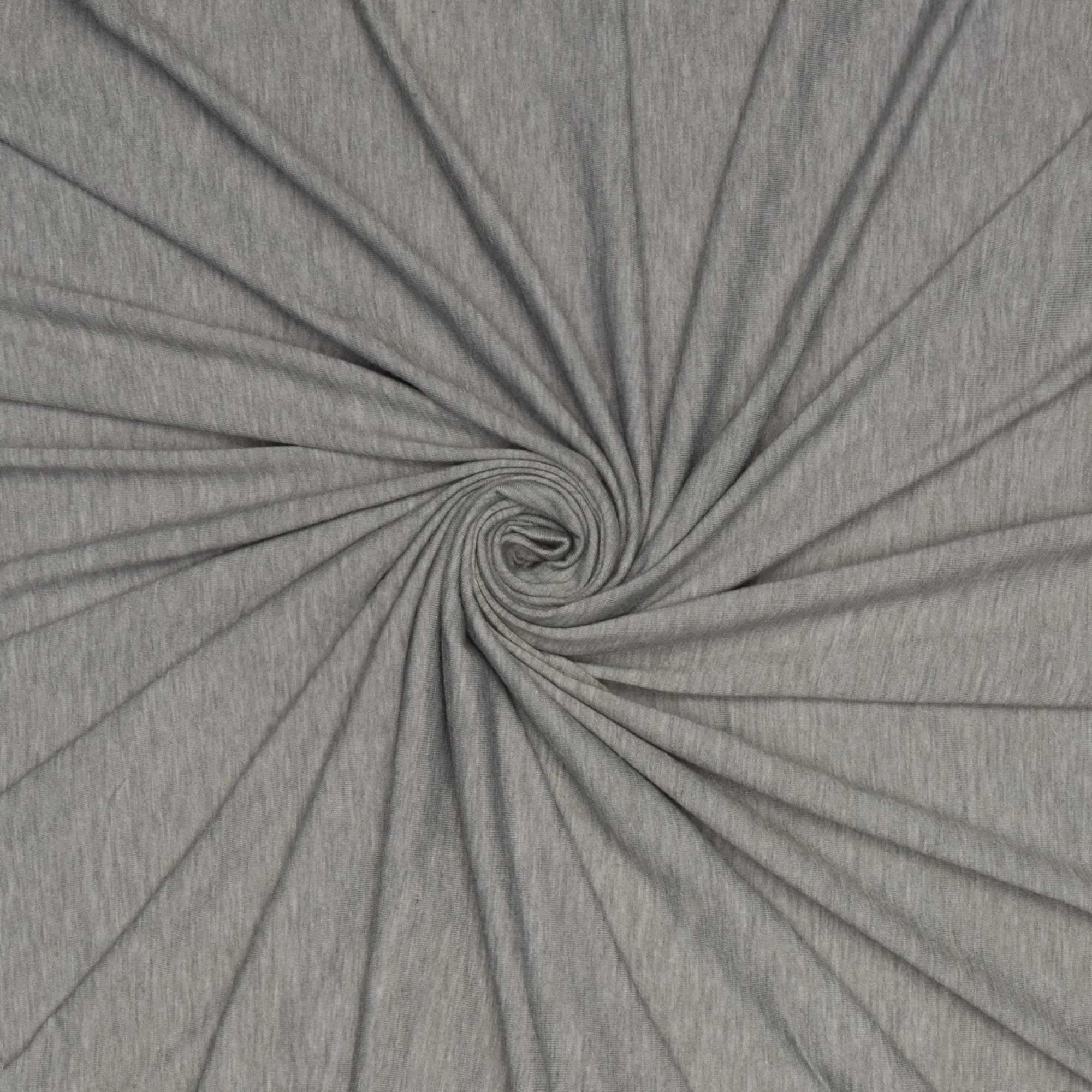 Poly Spandex Knit Melange Grey