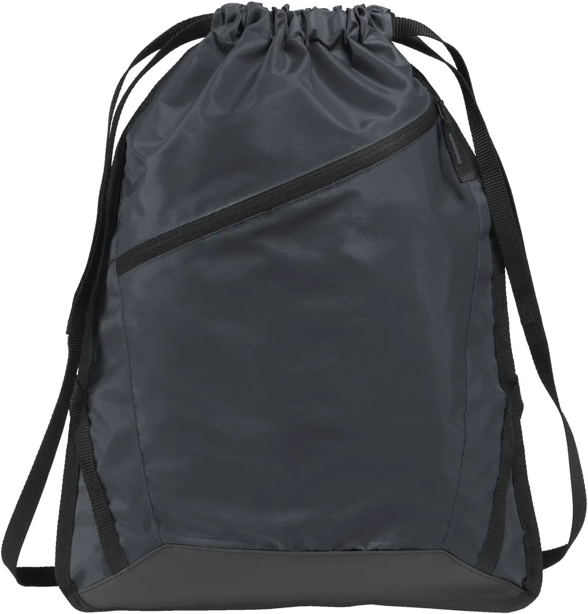 Port Authority Zip-It Cinch Pack. BG616, Graphite/ Black, OSFA