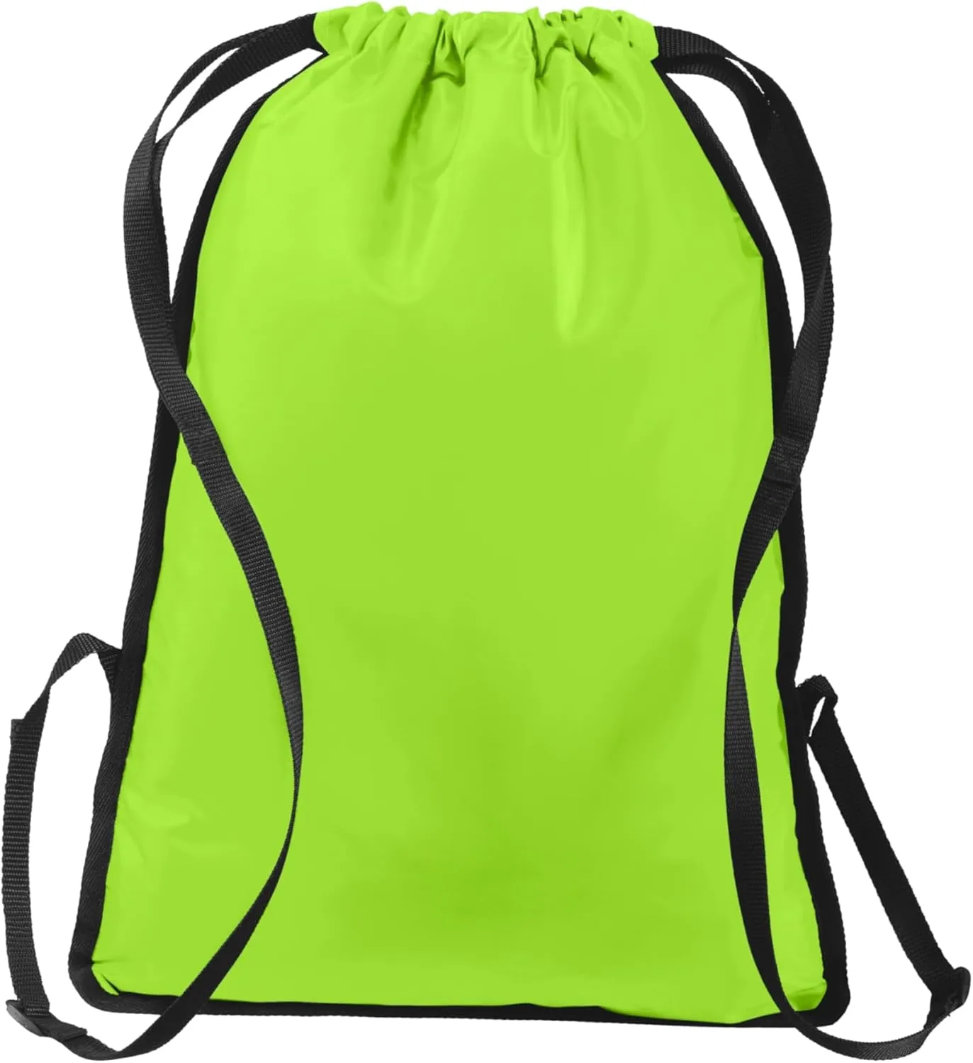 Port Authority Zip-It Cinch Pack. BG616, Lime Shock/ Black, OSFA