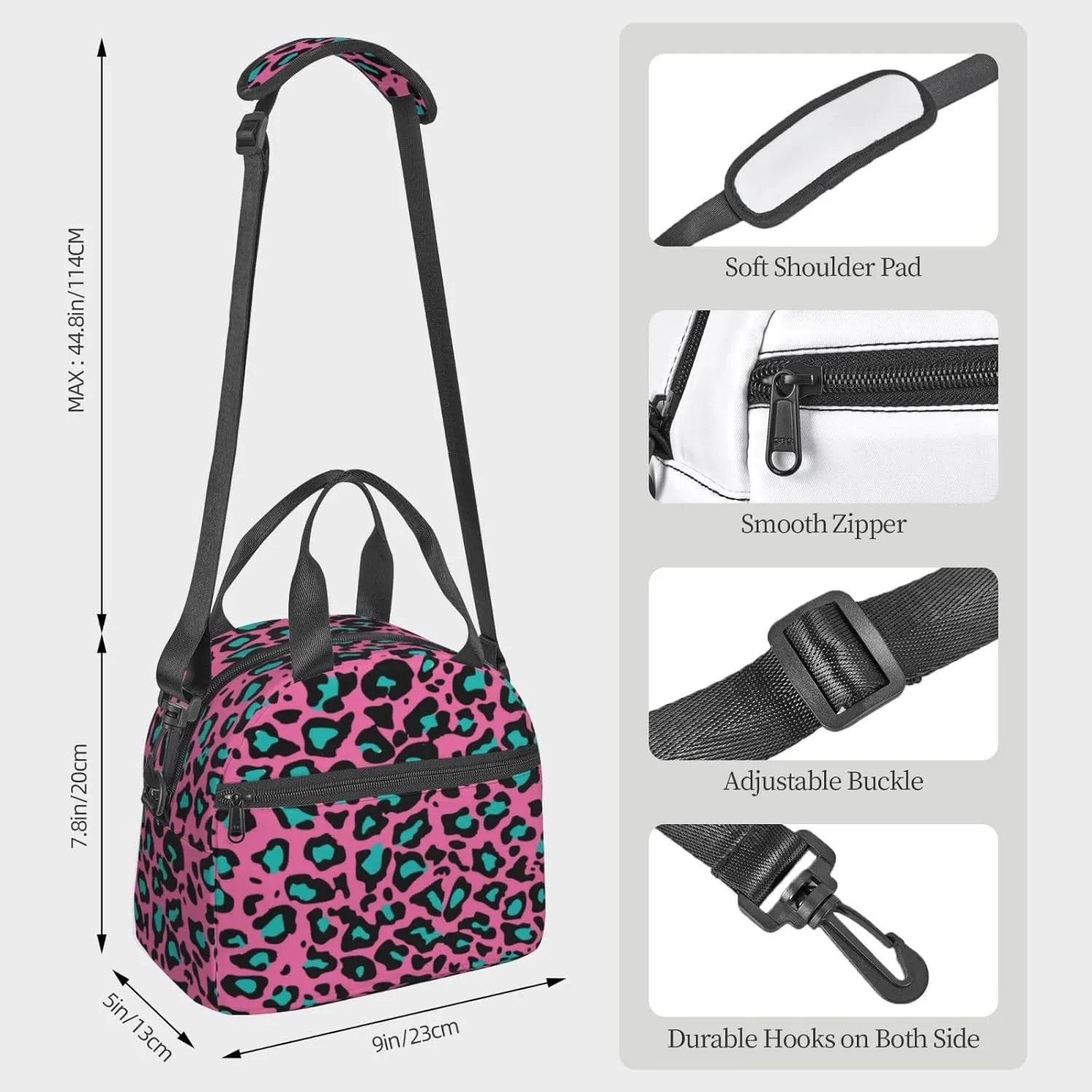 Pride Design,Insulated Reusable Lunch Bag Adult Large Lunch Box for Women and Men,Love Wins Celebration Tie Dye,Adjustable Shoulder Strap,Front Zipper Pocket,Rainbow Color