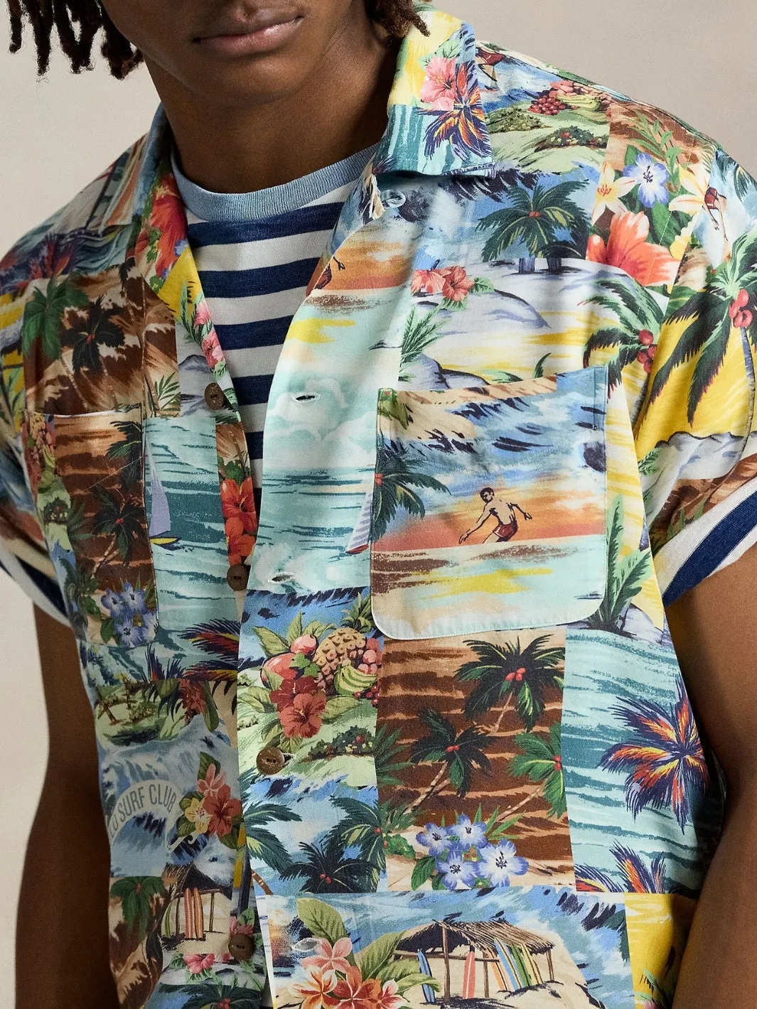 PRINT CAMP SHIRT Mønster