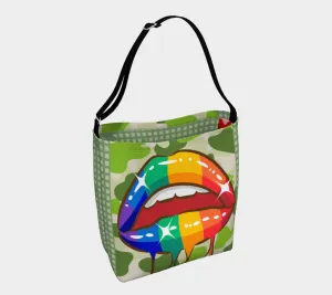 Rainbow Kiss Neoprene Tote