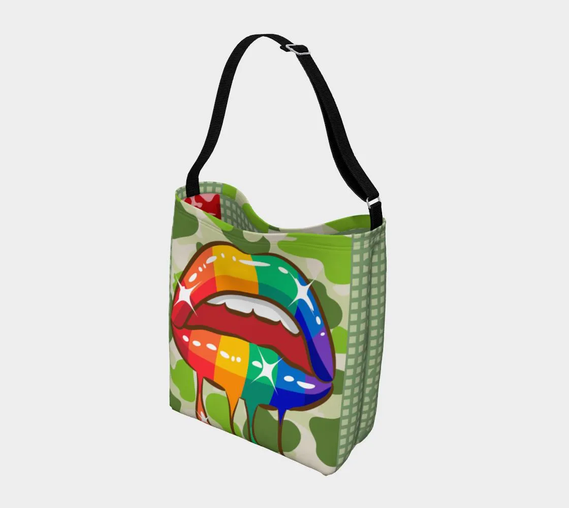 Rainbow Kiss Neoprene Tote