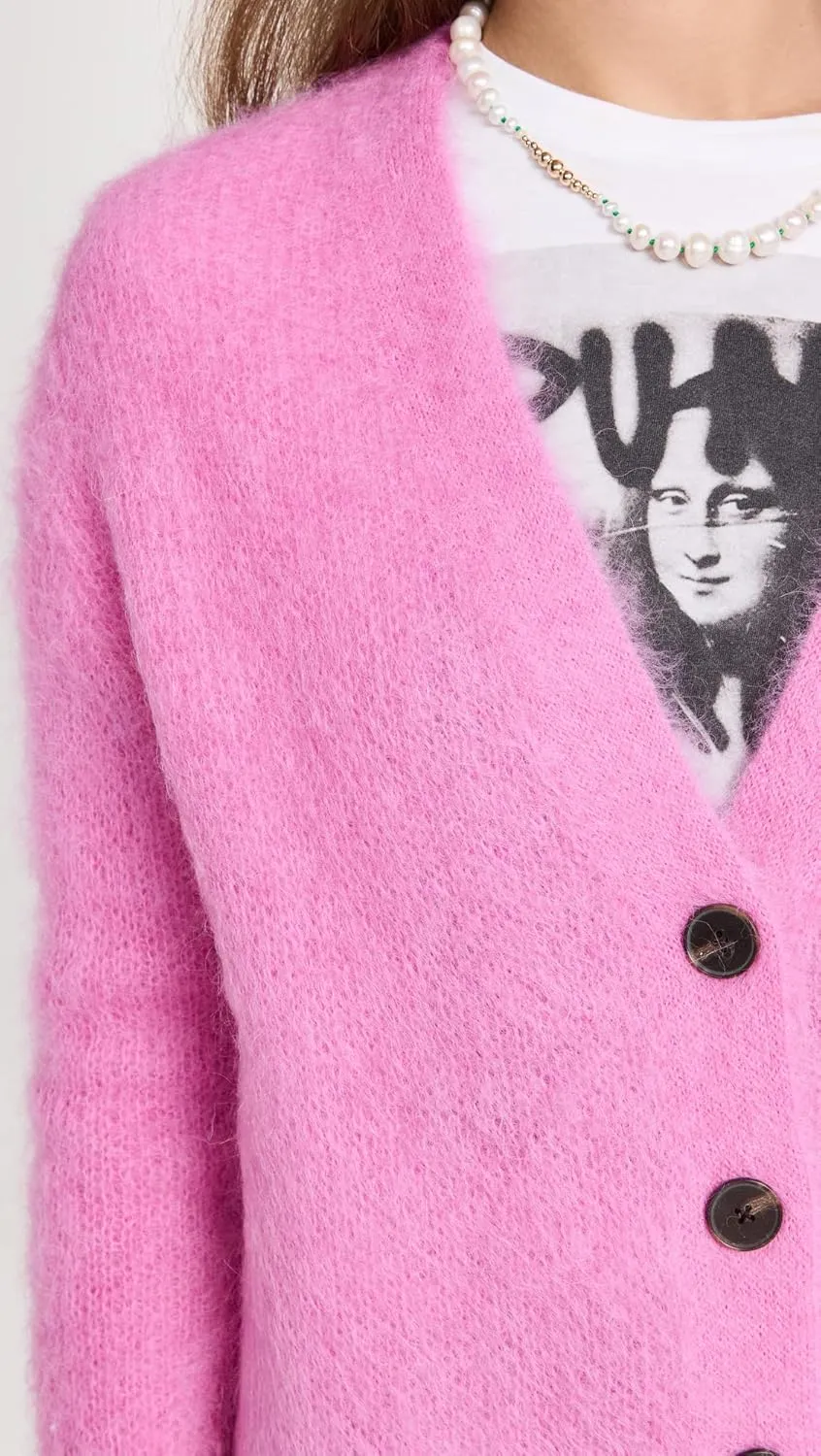 Rebecca Taylor Women's Brushed Mohair Cardigan