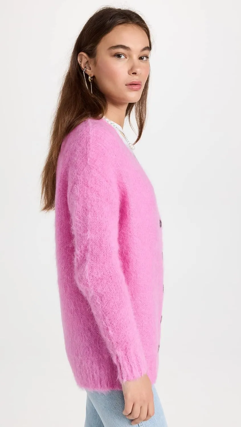 Rebecca Taylor Women's Brushed Mohair Cardigan