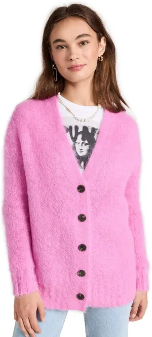 Rebecca Taylor Women's Brushed Mohair Cardigan