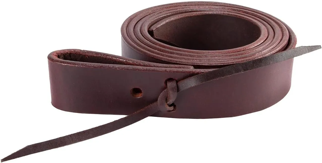 Regular Leather Western Horse Saddle Latigo Off Billet Tie Strap Set Pair Latigo Saddle Cinch Tie Strap - Saddle Strap - Accessory Cinch Western Saddle Cinch tie with Holes Latigo Leather Strap, LTG49