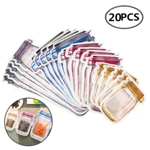 Reusable Mason Jar Bottles Bags Nuts Candy Cookies Bag Seal Fresh Food