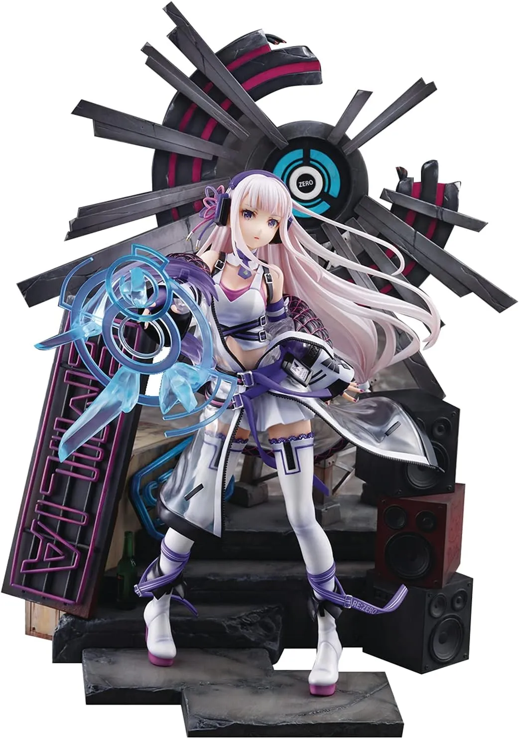 Re:Zero -Starting Life in Another World- Emilia (Neon City Ver.) 1:7 Scale PVC Figure