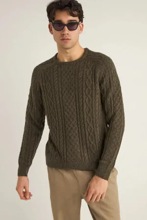 RH MOHAIR FISHERMANS KNIT