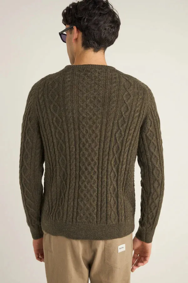 RH MOHAIR FISHERMANS KNIT