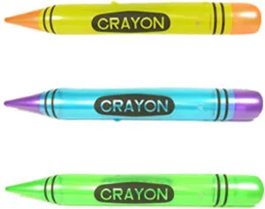 Rhode Island Novelty 44" Neon Crayon Inflates