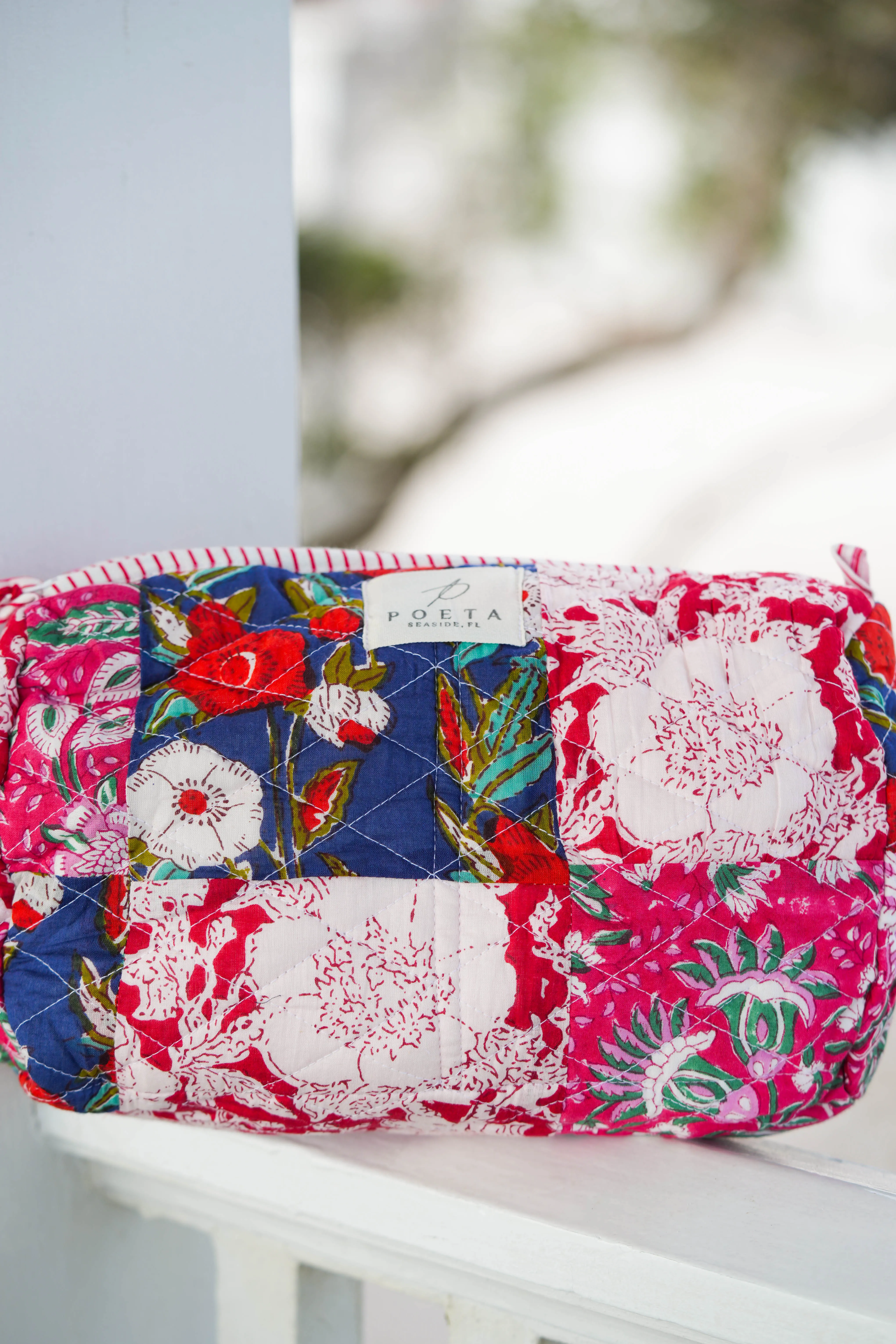 Roma Patchwork Cosmetic Bag