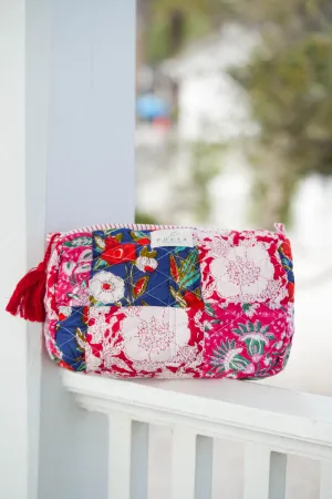 Roma Patchwork Cosmetic Bag