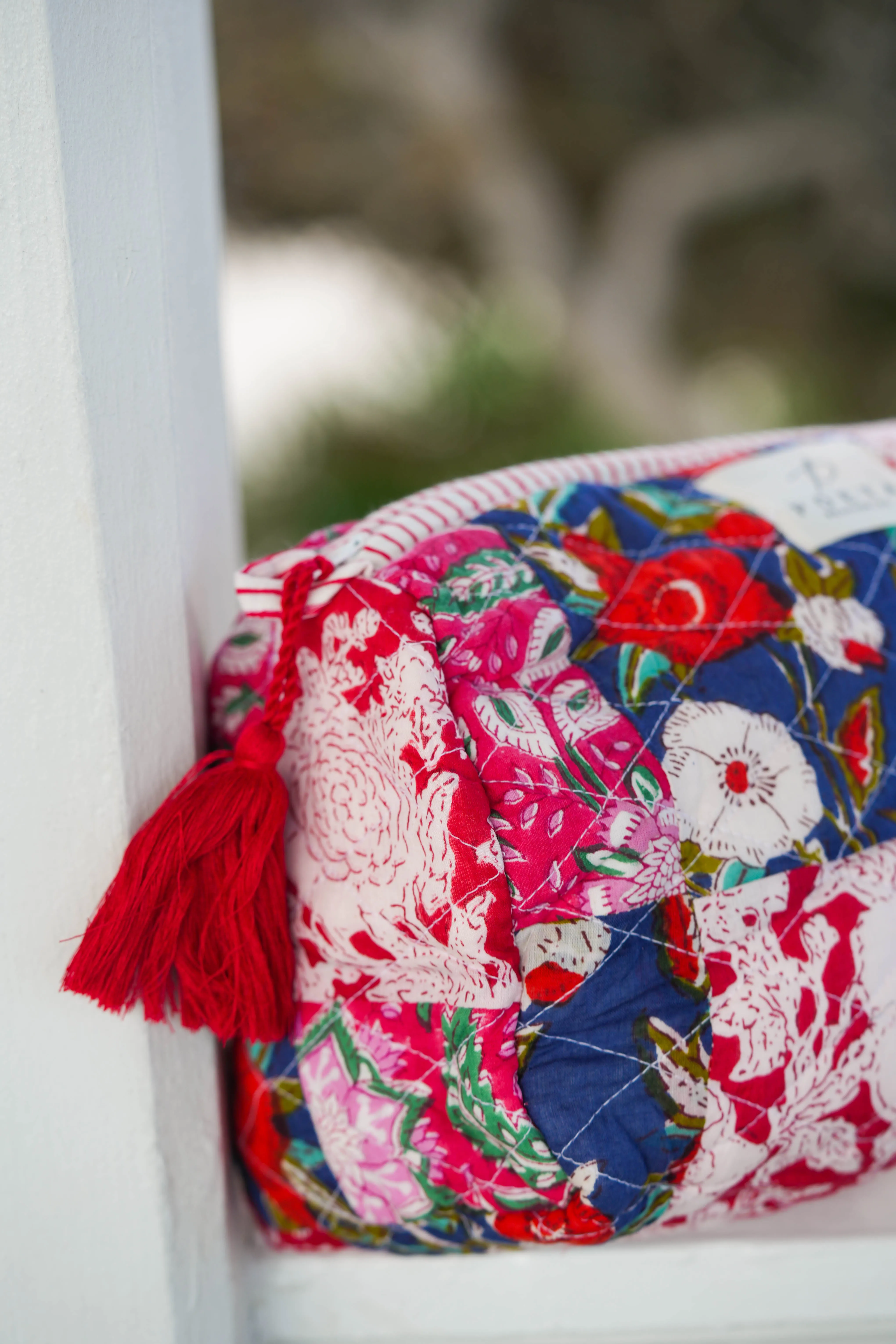 Roma Patchwork Cosmetic Bag