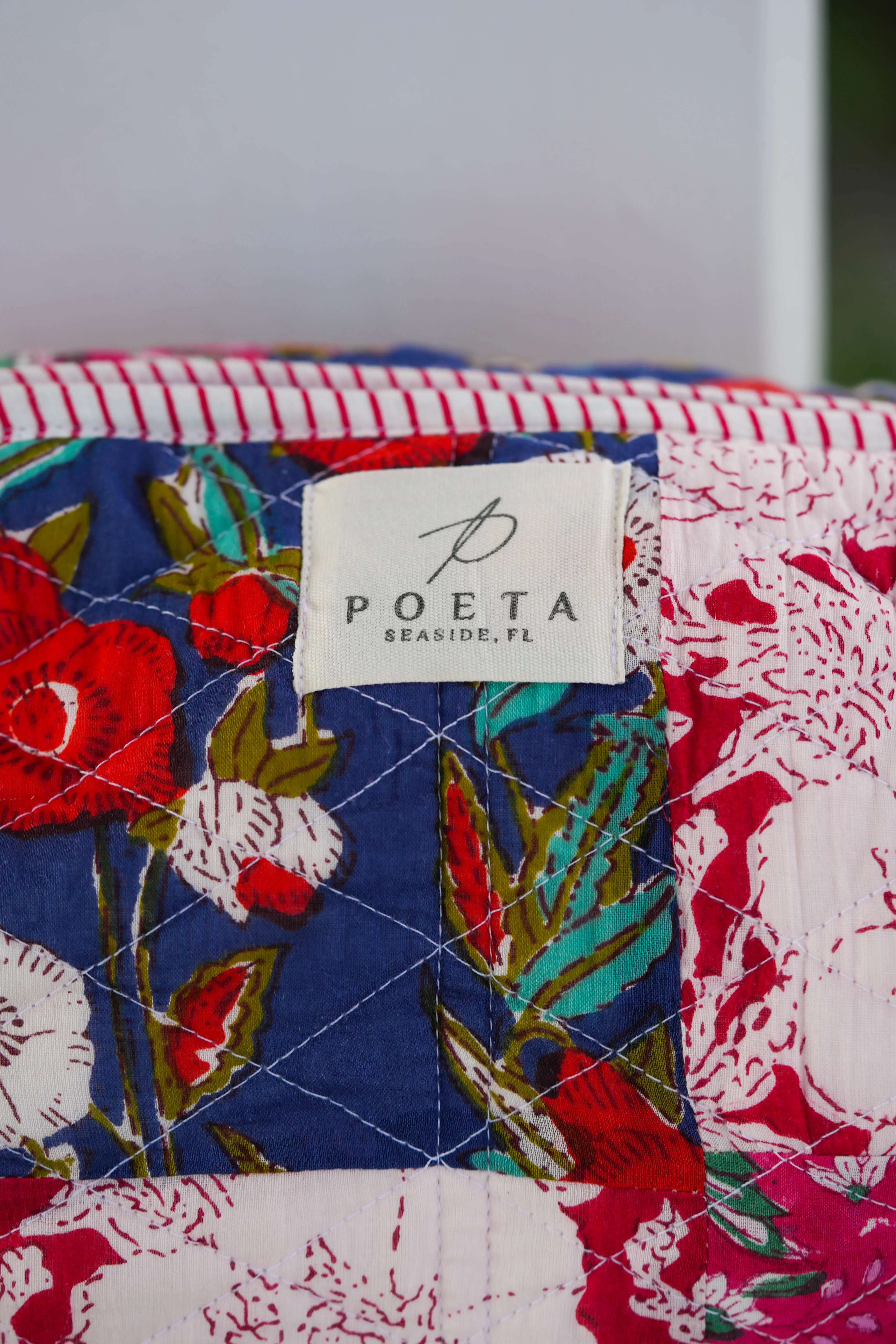Roma Patchwork Cosmetic Bag
