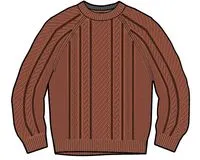 Sandbar Cable Knitted Jumper - Baked Clay