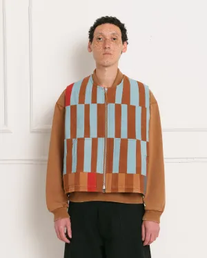 Saturn Vest - Indigo Stripe Patchwork