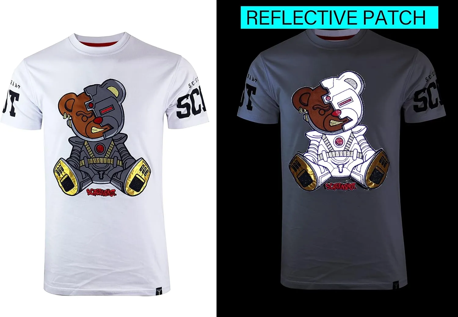 SCREENSHOT-Premium TECH TEE NYC Streetwear Urban Patch Embroidery High Density Gel Print T-Shirt