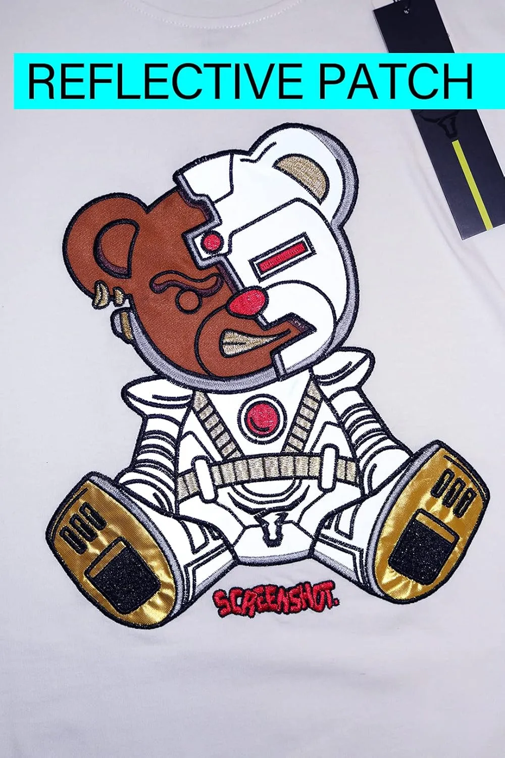 SCREENSHOT-Premium TECH TEE NYC Streetwear Urban Patch Embroidery High Density Gel Print T-Shirt