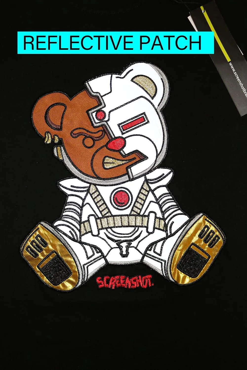 SCREENSHOT-Premium TECH TEE NYC Streetwear Urban Patch Embroidery High Density Gel Print T-Shirt