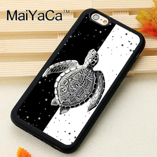 Sea Turtle Colorful Tie Dye  iPhone Case