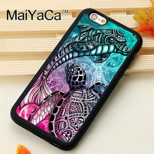 Sea Turtle Colorful Tie Dye  iPhone Case