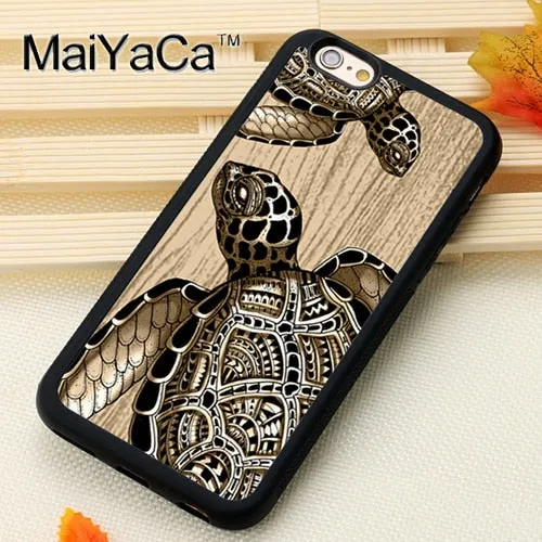 Sea Turtle Colorful Tie Dye  iPhone Case