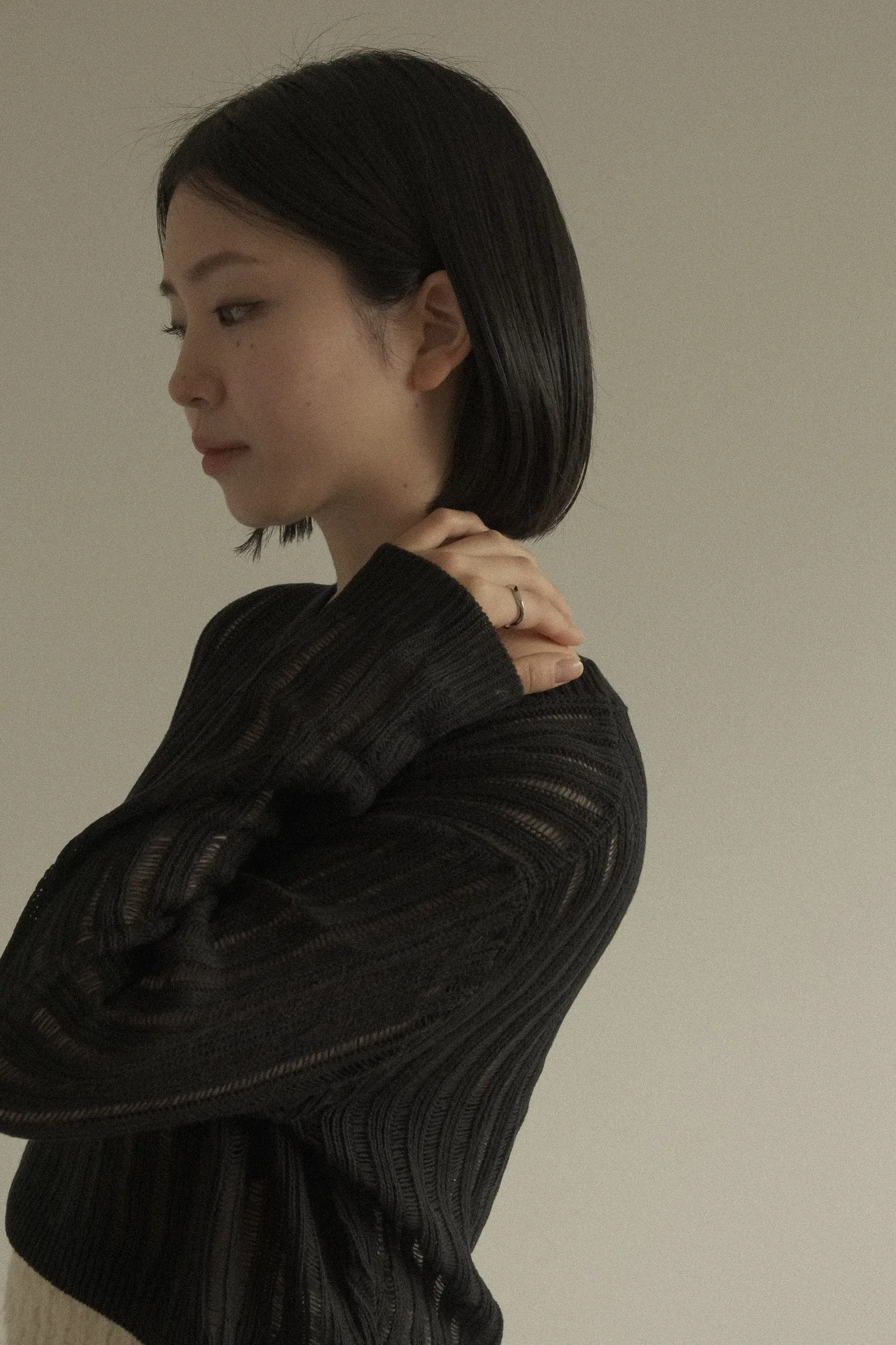 See Through Crop Knit