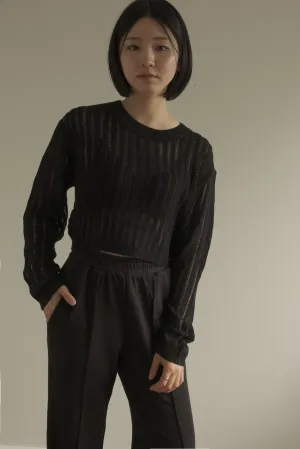 See Through Crop Knit