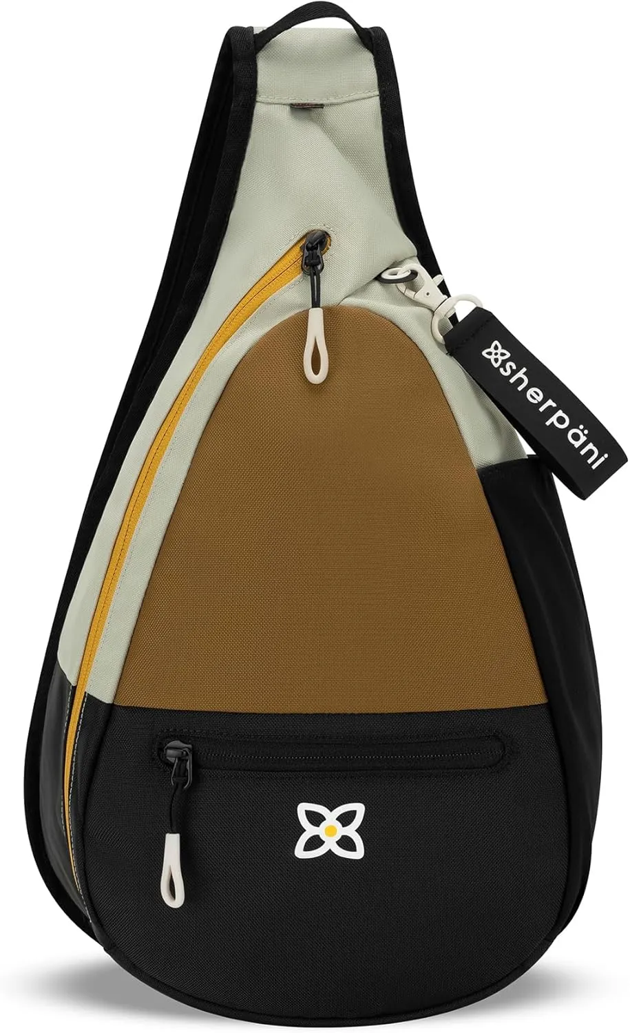 Sherpani Esprit, Nylon Sling Bag, Shoulder Sling Bag, Crossbody Sling Backpack for Women, Fits 10 inch Tablet, RFID Protection (Elmwood)