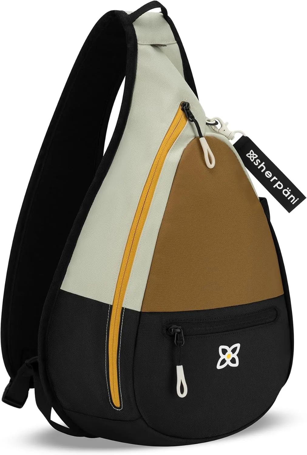 Sherpani Esprit, Nylon Sling Bag, Shoulder Sling Bag, Crossbody Sling Backpack for Women, Fits 10 inch Tablet, RFID Protection (Elmwood)