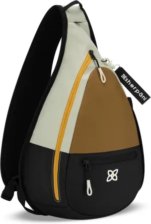 Sherpani Esprit, Nylon Sling Bag, Shoulder Sling Bag, Crossbody Sling Backpack for Women, Fits 10 inch Tablet, RFID Protection (Elmwood)