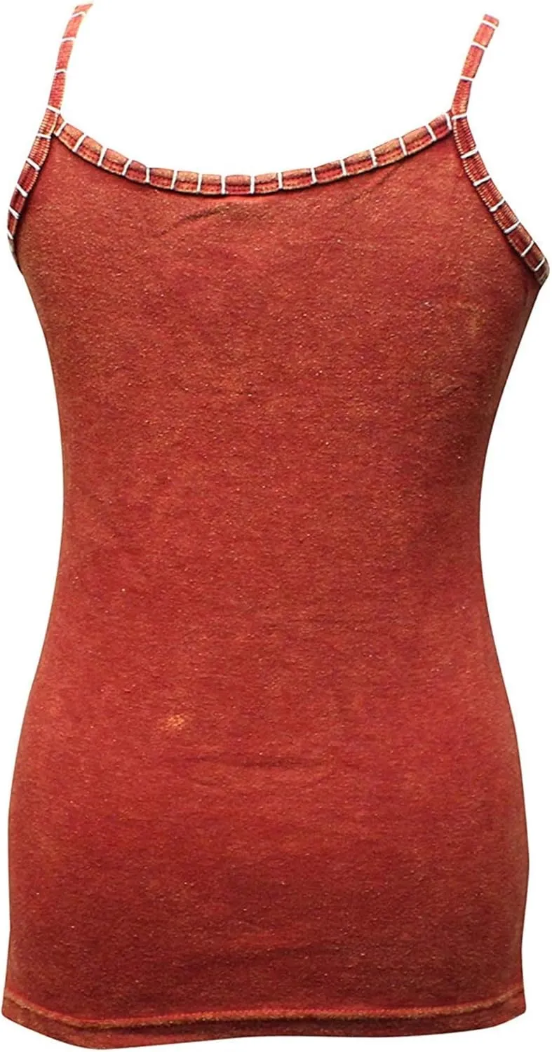 Shopoholic Fashion Women Hippie Style Ladies Tank Tops/Vest,Patchwork T-Shirt,Festival Cami Boho