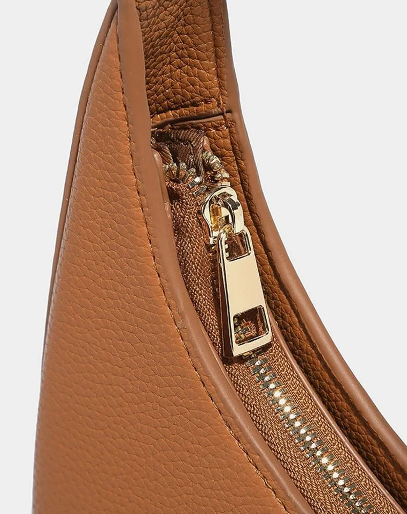 Shoulder Bag For Women Vegan Leather Top-Handle Handbag Purse with Zipper Closure for Women