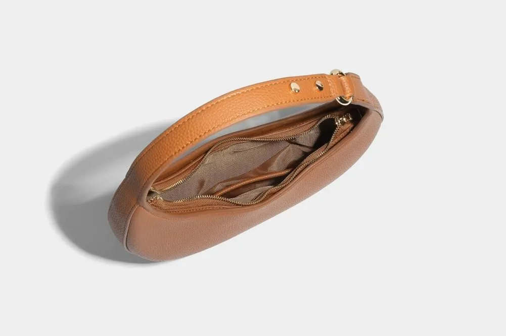 Shoulder Bag For Women Vegan Leather Top-Handle Handbag Purse with Zipper Closure for Women