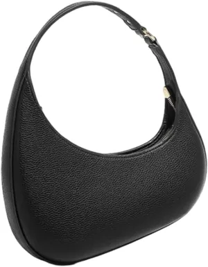 Shoulder Bag For Women Vegan Leather Top-Handle Handbag Purse with Zipper Closure for Women