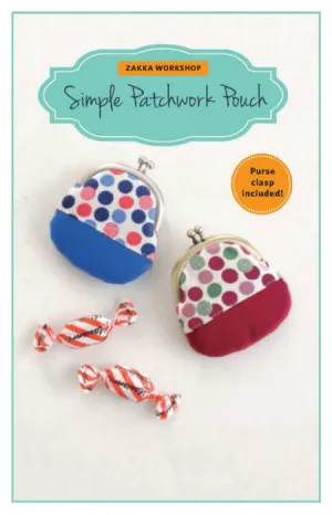 Simple Patchwork Pouch Kit with Pattern ZW2200
