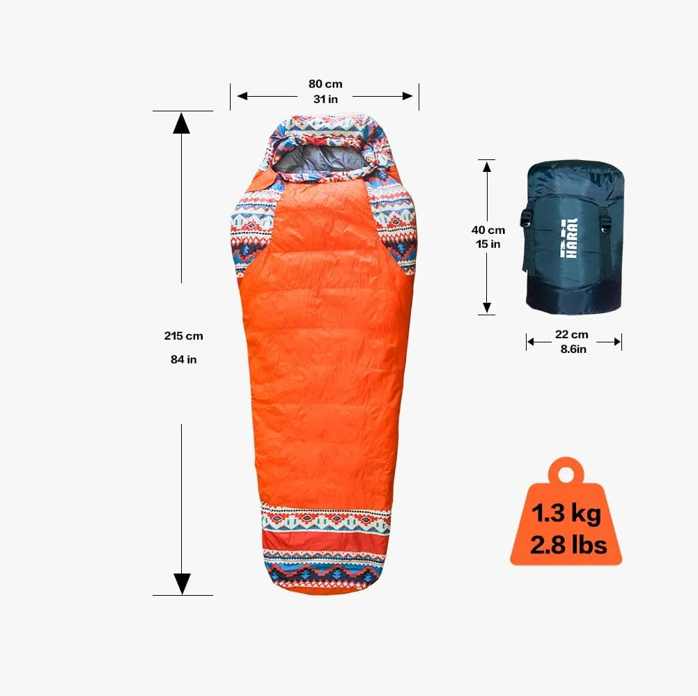 Sleeping Bag 39F-77F Lightweight Waterproof Sleeping Bags for Adults Spring Summer Fall Winter Mummy for Backpacking Camping Hiking Traveling and Home Use