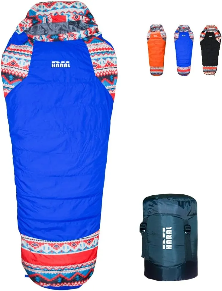 Sleeping Bag 39F-77F Lightweight Waterproof Sleeping Bags for Adults Spring Summer Fall Winter Mummy for Backpacking Camping Hiking Traveling and Home Use