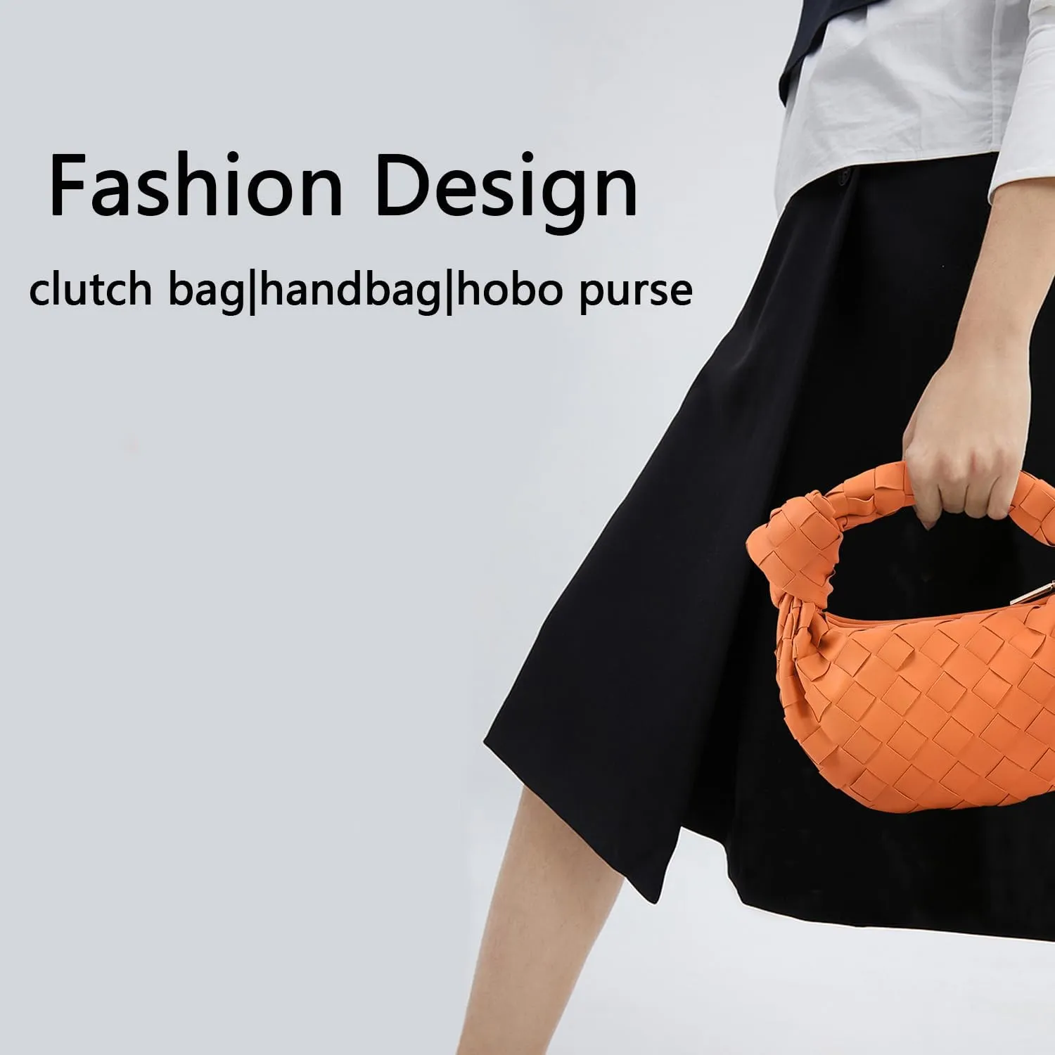 Small Knotted Hobo Bag for Women Fashion Dumpling Top Handle Handbag Soft PU Leather Purses 2025