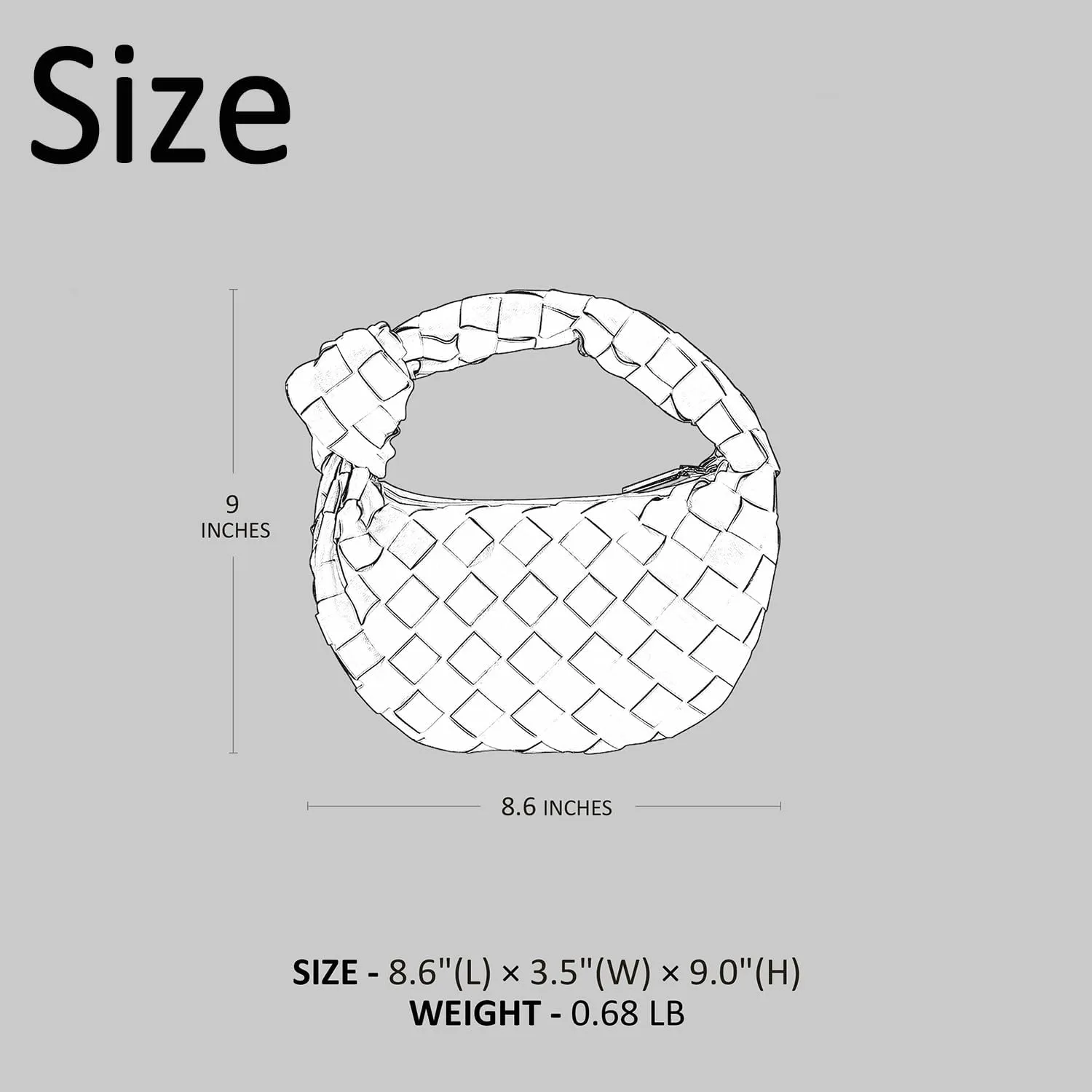 Small Knotted Hobo Bag for Women Fashion Dumpling Top Handle Handbag Soft PU Leather Purses 2025