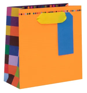 Small Orange Gift Bag