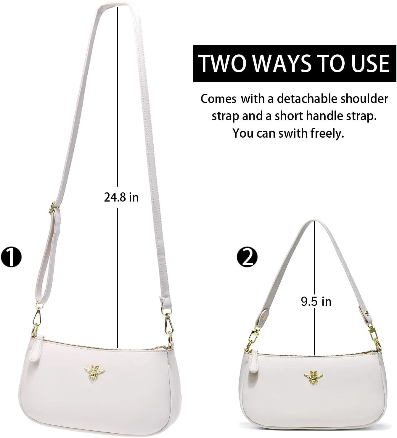 Small Tote Shoulder Bags Purses for Women Retro Classic Crossbody Bags Cute Clutch Purse and Handbag