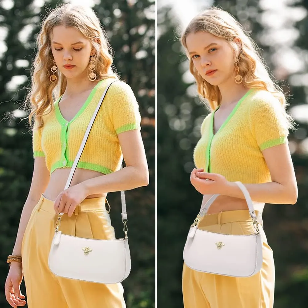 Small Tote Shoulder Bags Purses for Women Retro Classic Crossbody Bags Cute Clutch Purse and Handbag