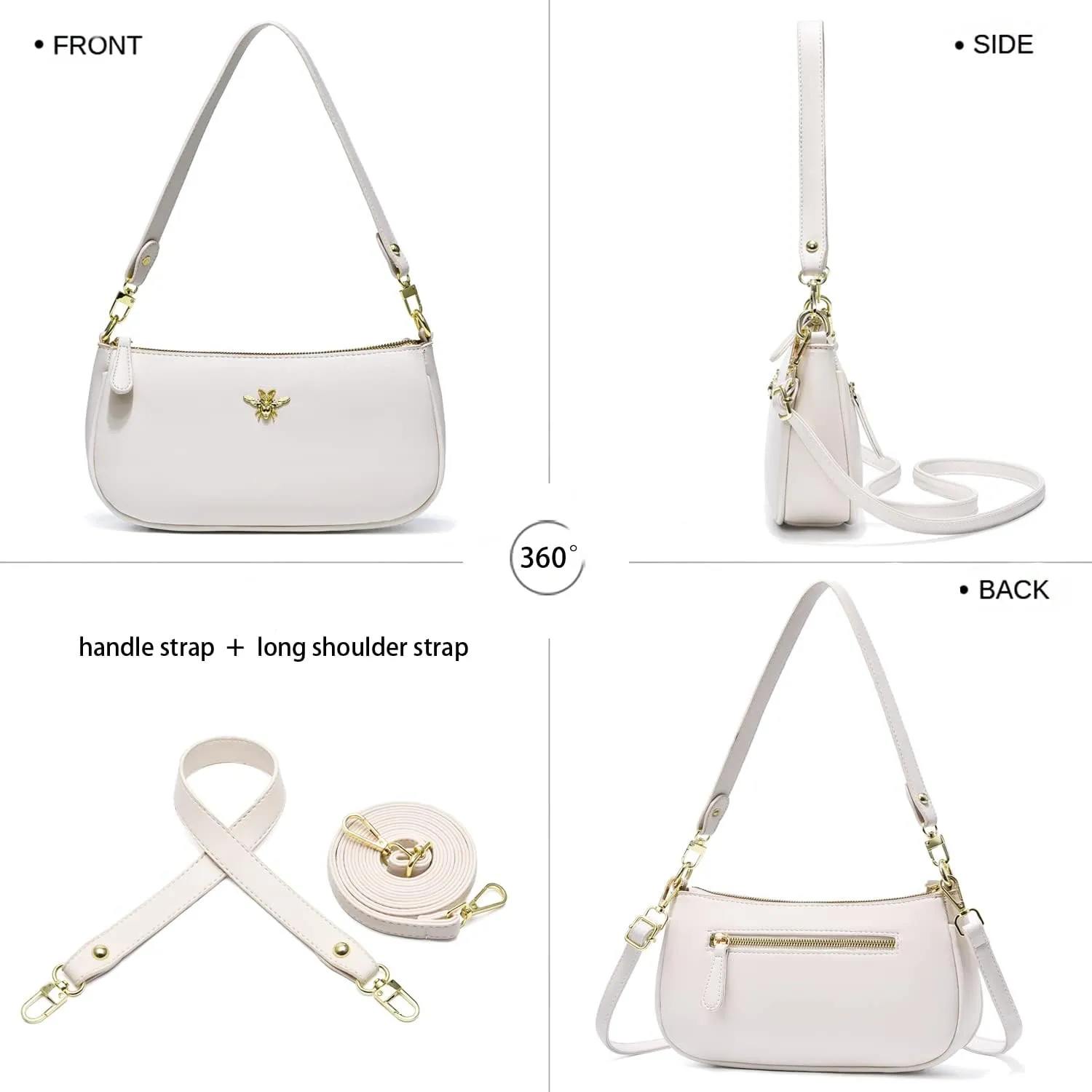 Small Tote Shoulder Bags Purses for Women Retro Classic Crossbody Bags Cute Clutch Purse and Handbag
