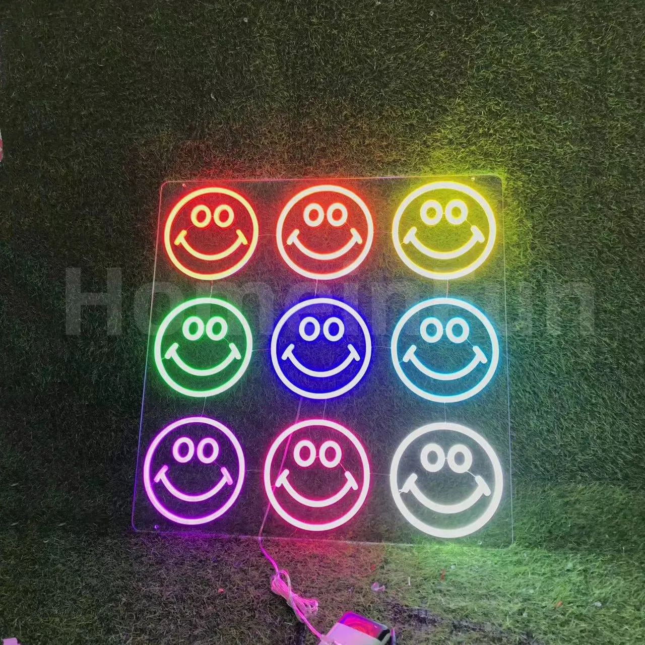 Smile Face 15" Led Neon Sign