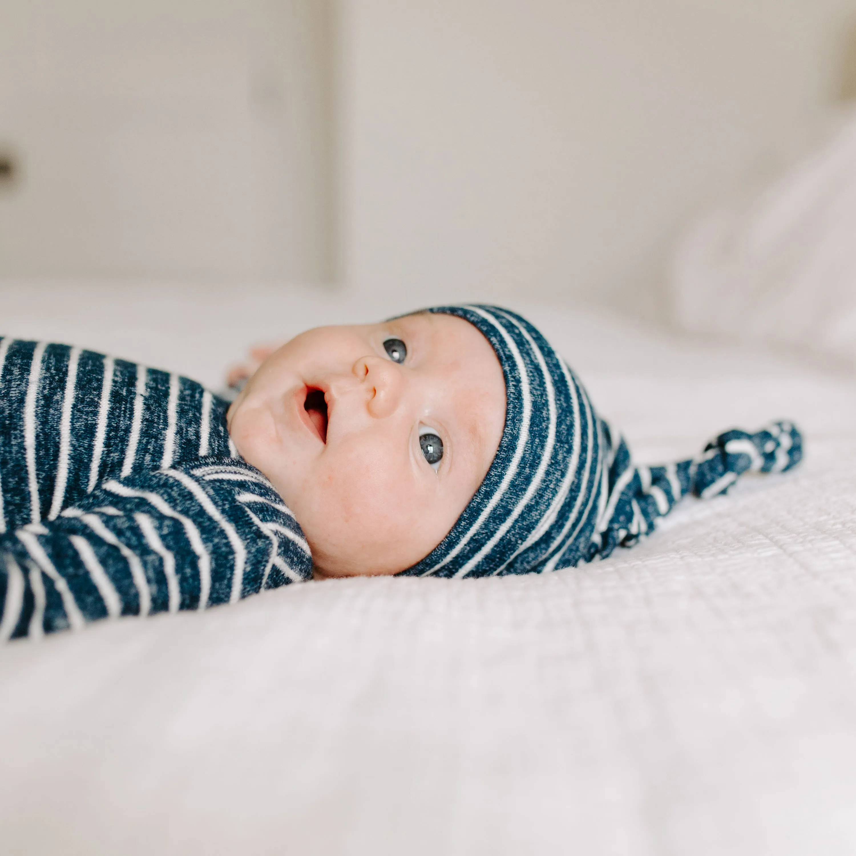 snuggle knit™ newborn gown   hat set